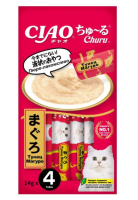 Inaba Чао Чуру д/кошек пюре тунец Магуро ПОШТУЧНО