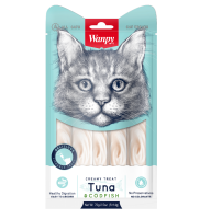 Wanpy Cat Лакомство для кошек «нежное пюре» из тунца и трески 70 г