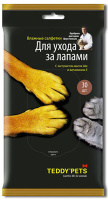 Teddy Pets Салфетки д/лап 30шт Teddy Pets Салфетки д/лап 30шт
