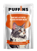 Puffins 75 гр. Мясное ассорти в желе