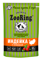 ZOORING пауч Сочные кусочки в соусе Индейка с клюквой 85 гр.