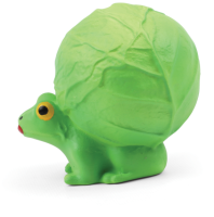 Триол Игрушка для собак из латекса "Лягушка с капустой", 97мм