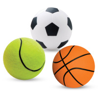 Набор игрушек для кошек"Активная игра - 4" [3 мяча,] 40мм