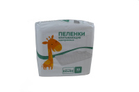 Россия Пеленки впитывающие универсальные "Жираф" 60х80 см, 30 шт. (40*60)