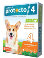 Protecto Капли против блох и клещей для собак, от 10 до 25 кг ПОШТУЧНО [уценка]