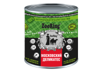 ZOORING Консервы для собак, Московский деликатес, 850 г.