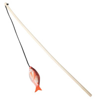 Игрушка-дразнилка для кошек "Красноперка", 75/400мм Триол