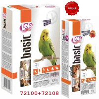 LOLO Корм для волнистых попугаев полнорационный + подарок 500 г.