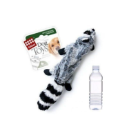 75270 Игрушка для собак Шкурка енота с бутылкой-пищалкой 51см, серия CATCH & FETCH