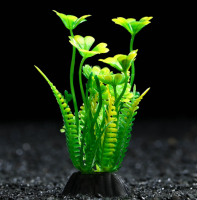 Растение искусственное аквариумное, 3 х 9 см, оранжево-зелёное 7524028 Пижон Аква