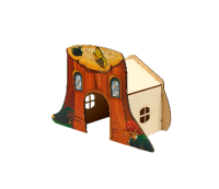 GoSi Сказочный Домик для грызуна "ПЕНЁК" размер М