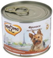 Мнямс кон.200гр для собак индейка и пряности