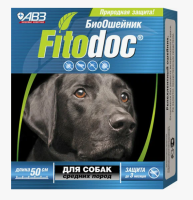 Фитодок био Ошейник репеллентный для собак средних пород от блох и клещей, 50 см АВЗ