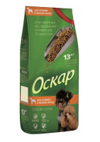 Оскар д/с сух.13кг.сред.и малые породы