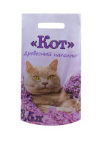 Белый друг Наполнитель для лотков Кот древесный 3,5л