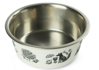 Триол Миска металлическая на резинке "Лес", 0,35л