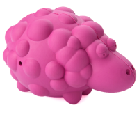 Игрушка Mr.Kranch для собак Овечка с пищалкой 8,5*12 см розовая с ароматом бекона