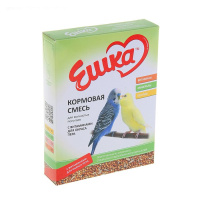 Ешка Корм для волнистых попугаев, смесь с Витаминами, для окраса пера, 500 г.