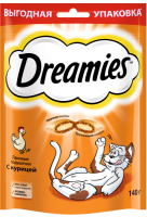 Dreamies лакомые подушечки с курицей (140гр)