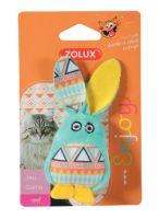 ZOLUX, Игрушка для кошек с кошачьей мятой "Кролик из капусты", бирюзовый