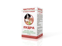 Чистотел Пудра универсальная антипаразитарная, от блох и клещей, для собак, кошек, грызунов и птиц, 100 г.