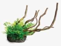 Грот "Коряга с растениями" S, 220*90*140мм, Laguna