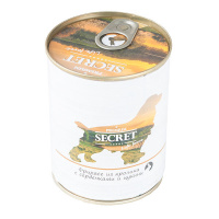 Secret Life Forse консервы для собак крупных пород фрикасе из кролика с серд и цукини, 340 г.