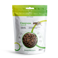 ONTO Сушеный сверчок корм для животных 20г