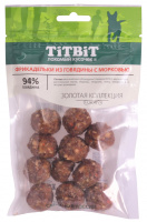 Титбит 019146 Фрикадельки из говядины с морковью д/собак Золотая коллекция 70г