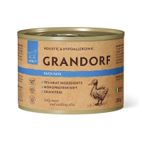 GRANDORF Консервы для собак Паштет из утки 200 г