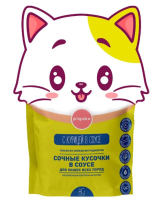 Piqubo [ПИКАБУ] корм влажный для кошек с курицей в соусе 85гр, пауч