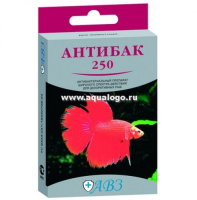 Агроветзащита Антибак 250 для рыб 6т. Антибиотик АВЗ [уценка]