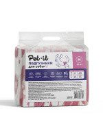 Pet-it подгузники-трусики для собак 12 шт. (M (вес 4-7 кг, обхват 30-42,5 см)) Pet-it подгузники-трусики для собак 12 шт. (M (вес 4-7 кг, обхват 30-42,5 см))