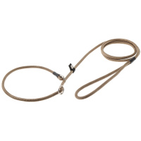 Поводок-удавка с кольцом, стопор+флажок, круглый 6мм*150см [оливковый] 74-1160 Пет лайн