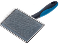 Пуходёрка DeLIGHT металлическая с каплей супер большая 368110ХL /12/