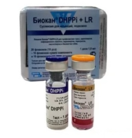 Биокан DHPPi+LR вакцина от чумы,аденовироза,инф.гепатита,парвовироза,парагриппа,лепто-а, бешен. собак [уценка]
