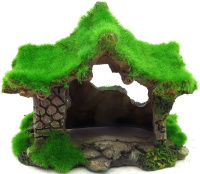 Грот Aquanimal "Беседка со мхом" 11.5*7*9см