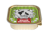 ZOORING Консервы для кошек желе, Мясной фестиваль 100 г.