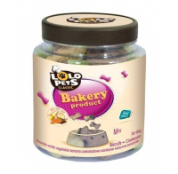 LOLO PETS Печенье для собак - крокеты фигурные mix, 210 г в банках