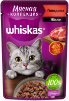 Вискас мясная коллекция говядина 75гр