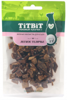 Титбит 019351 Легкое телячье д/кошек Вяленые лакомства 20г [уценка]