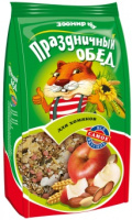 Зоомир Праздничный обед Корм-лакомство для хомяков и других мелких грызунов, 250 г.