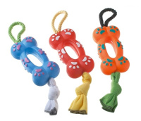 Камон Игрушка кость для жевания виниловая (11 см, синяя)