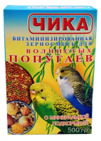 ЧИКА Корм для волнистых попугаев с минеральной подкормкой, 500 г. [уценка]