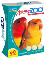 Доктор ZOO Витамины для птиц, 60 таблеток [уценка]