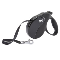 Рулетка AMIGO LARGE [лента] со сменной крышкой корпуса Ферпласт (черная)