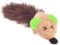 Pet-it игрушка для кошек мягкая Мышка Муся, с мятой,4.5x16 см