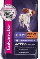 EUK для щенков Паппи МедиумБрид<12м [уценка] (3кг)
