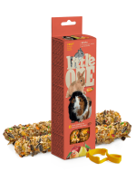 Little One Палочки для морских свинок, кроликов и шиншилл с фруктами, 2х60 г