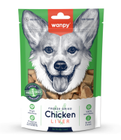 Wanpy Dog Сублимированное лакомство для собак "Куриная печень" 40 г